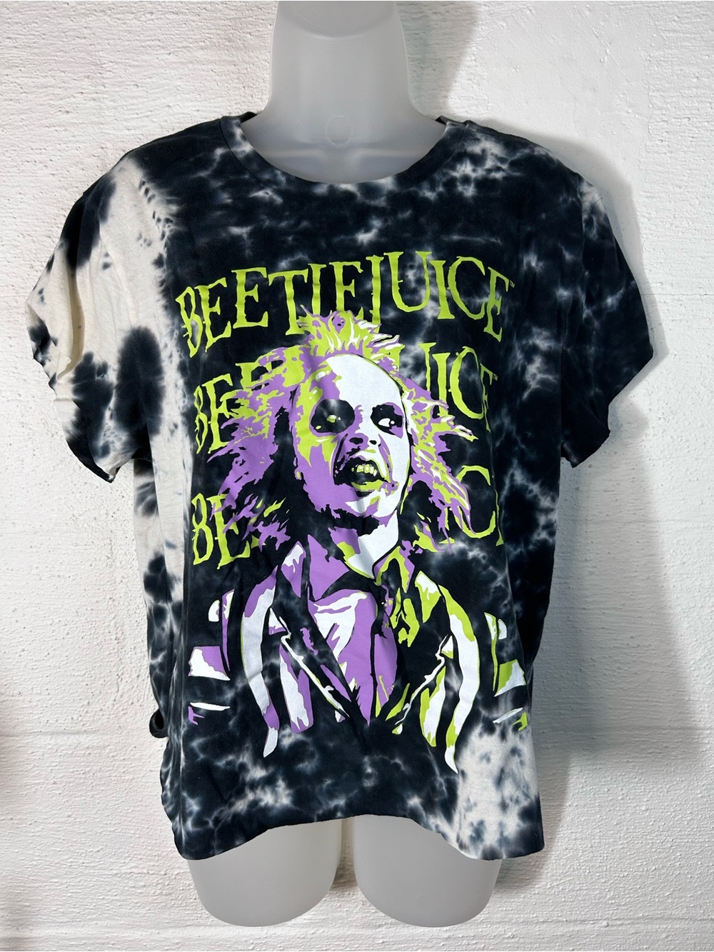 DIY tie dye Beetlejuice top